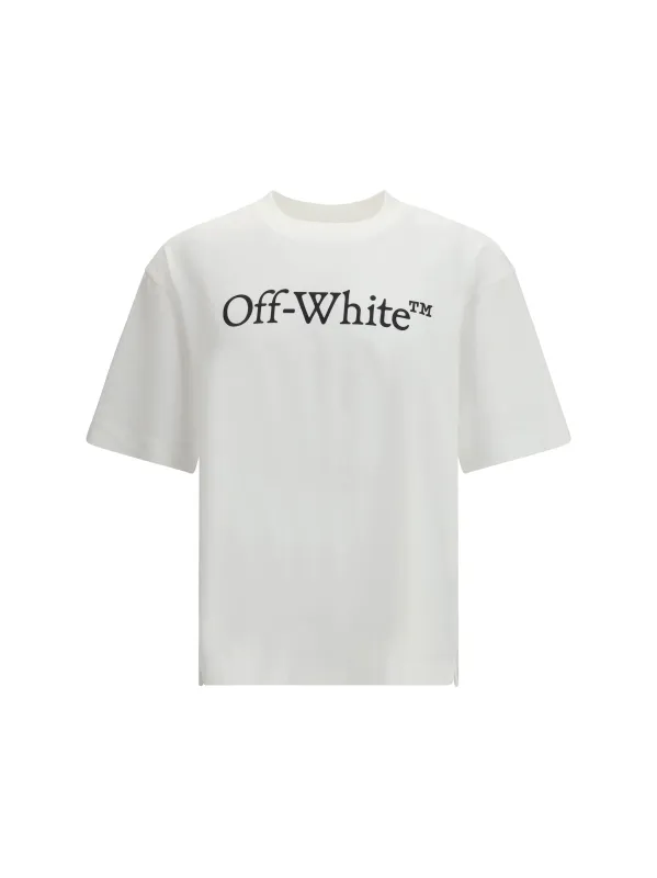T-shirt Big Bookish Skate White/Black made by Off-White