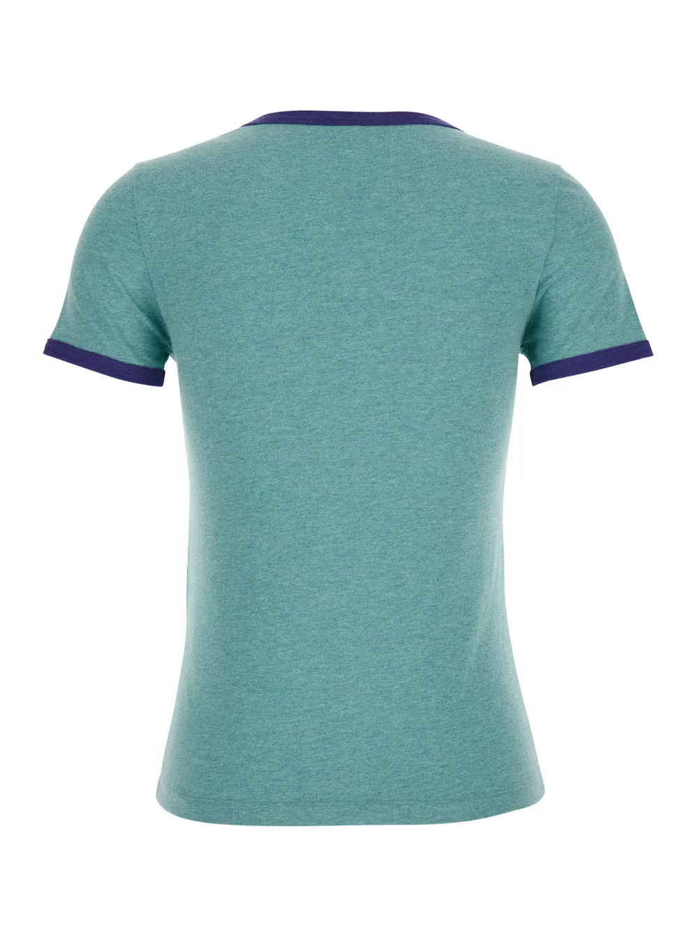 Green Crewneck T-Shirt with Logo Print sold by Lord & Taylor product image thumbnail 2