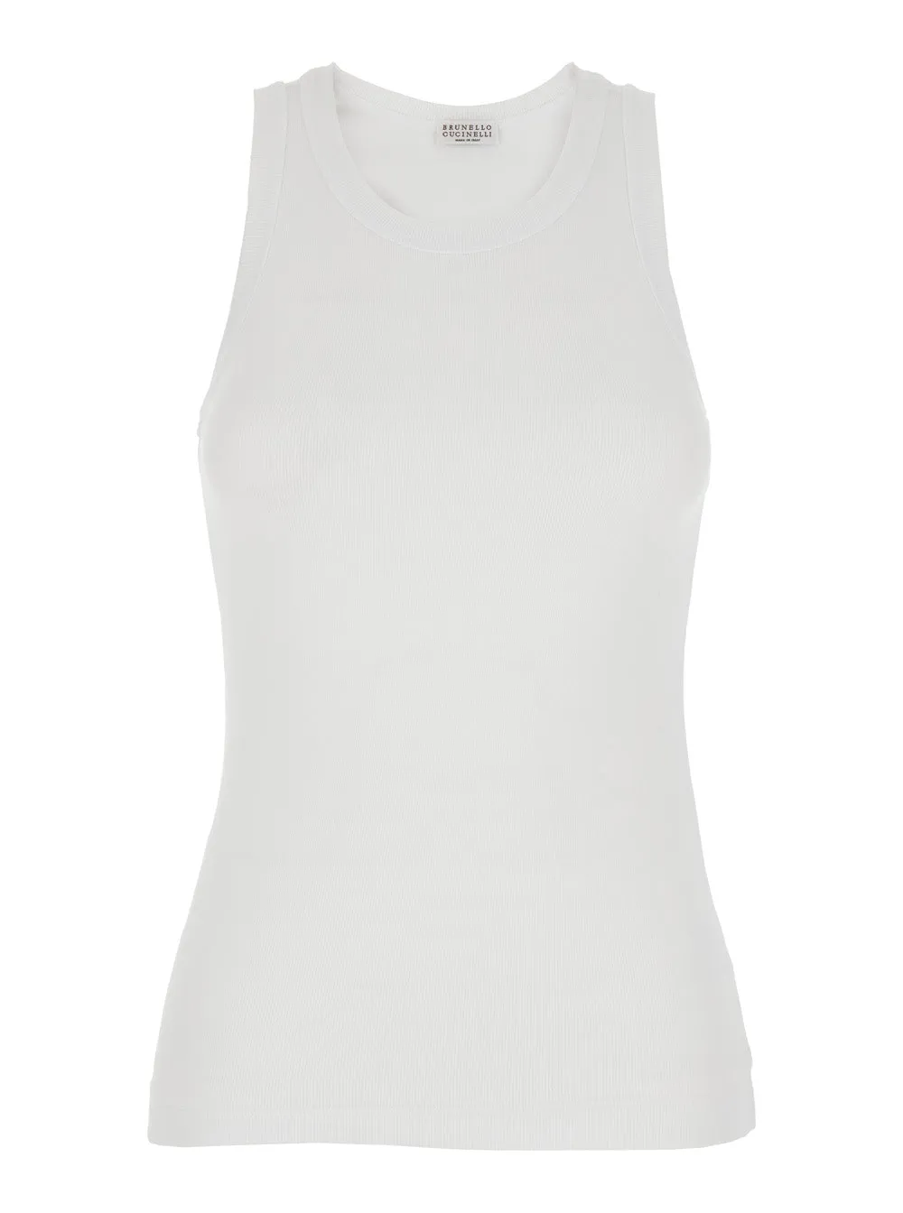 Crew Neck Top White sold by Lord & Taylor