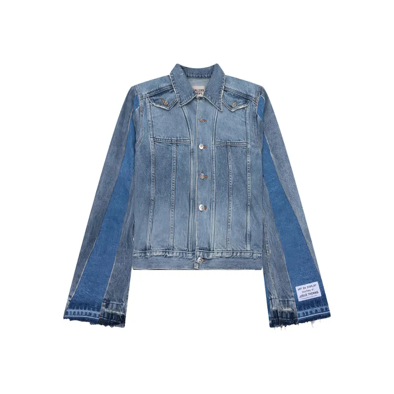 Panelled Design Denim Jacket made by Gallery Dept.