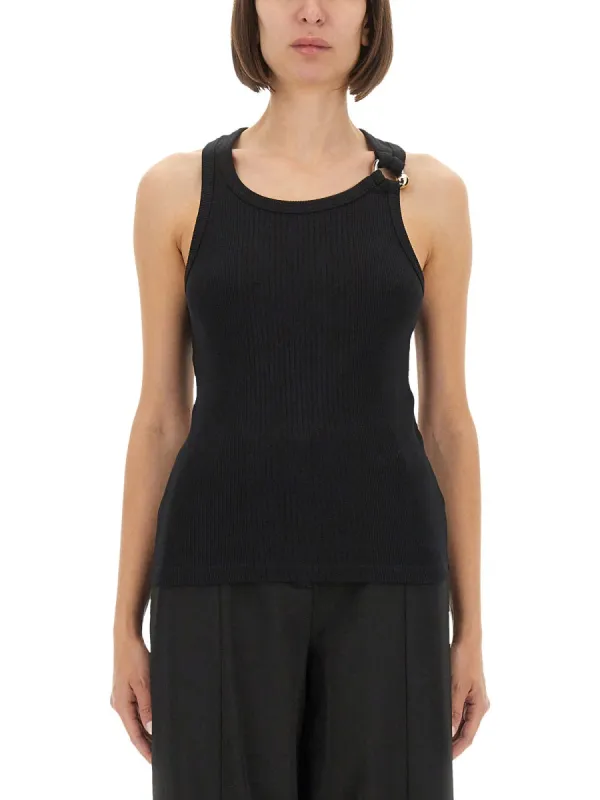 Tank Top with Piercing made by Jean Paul Gaultier