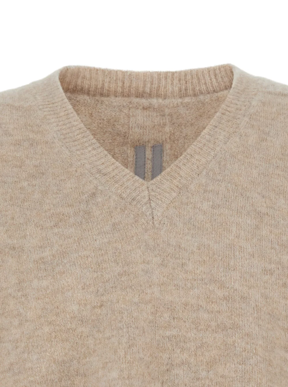 Beige Wool Blend V Neck Sweater sold by Lord & Taylor product image thumbnail 3
