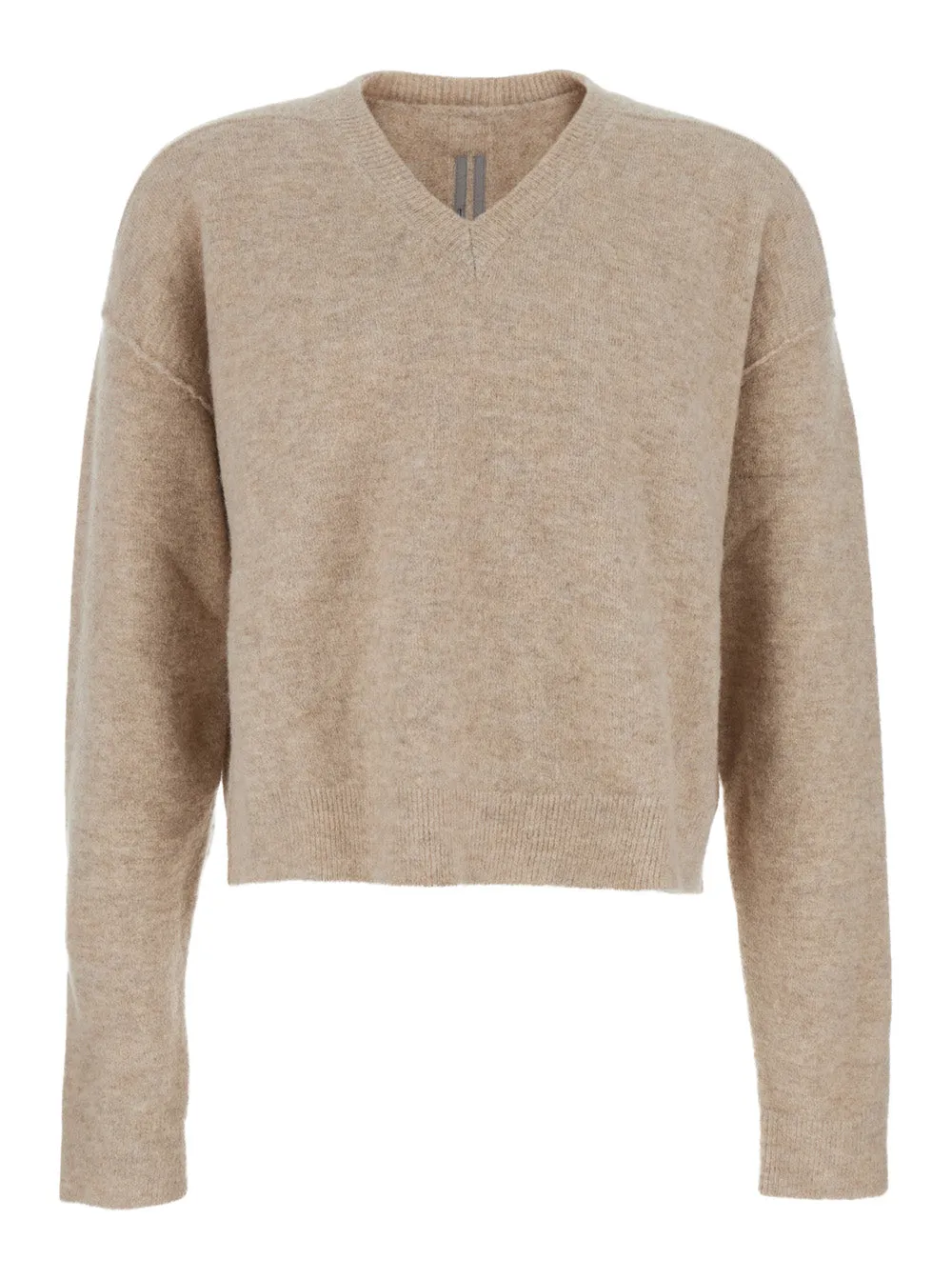 Beige Wool Blend V Neck Sweater sold by Lord & Taylor
