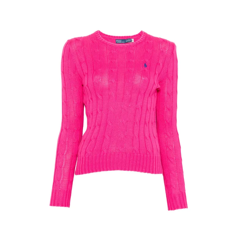 Cable Knit Crew Neck Sweater made by Ralph Lauren