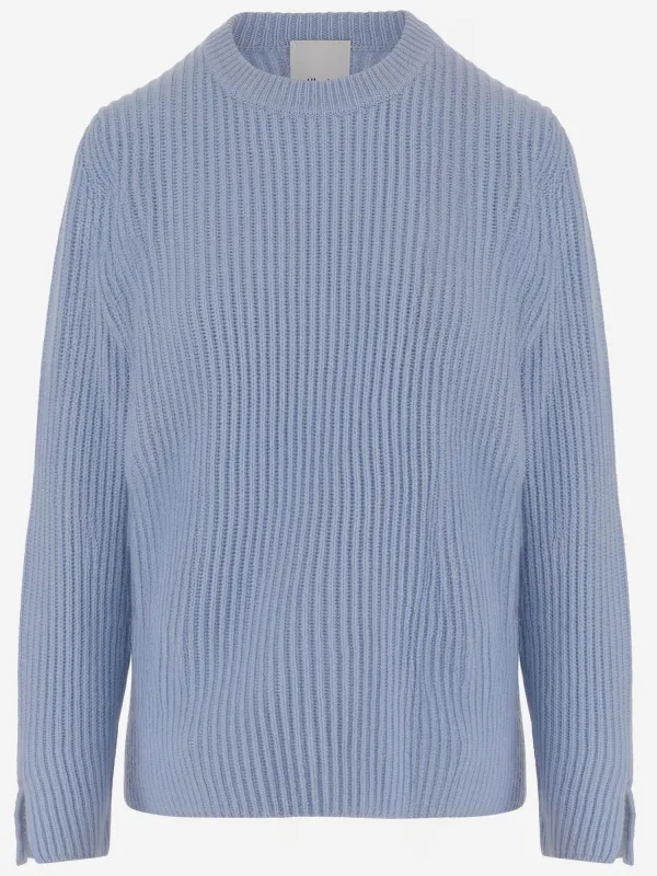 Wool and Cashmere Ribbed Sweater made by Allude