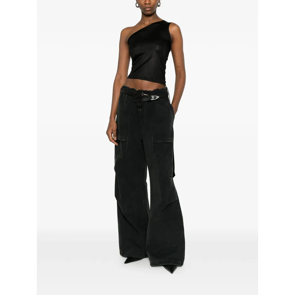 One-Shoulder Tank Top Black sold by Lord & Taylor product image thumbnail 3