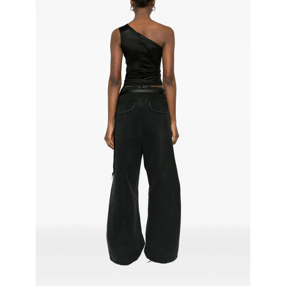 One-Shoulder Tank Top Black sold by Lord & Taylor product image thumbnail 4