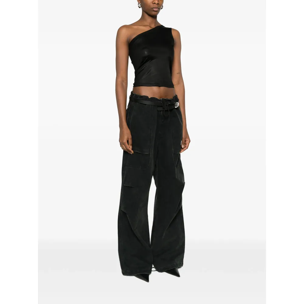 One-Shoulder Tank Top Black sold by Lord & Taylor product image thumbnail 5
