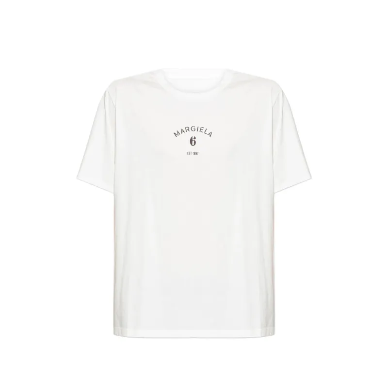 T-shirt Crew Neck White made by Maison Margiela