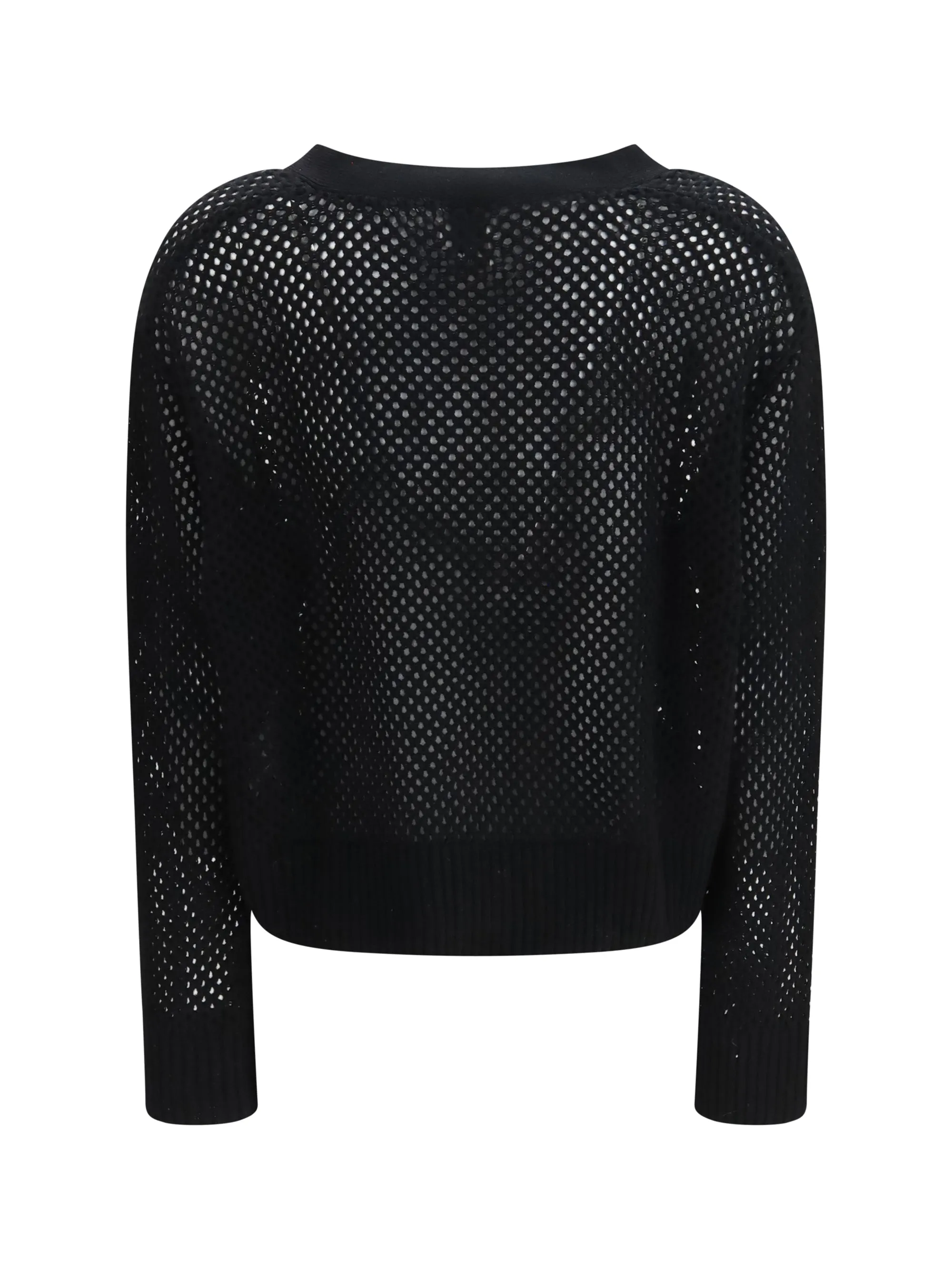 Cardigan V-neck Buttoned Black sold by Lord & Taylor product image thumbnail 3