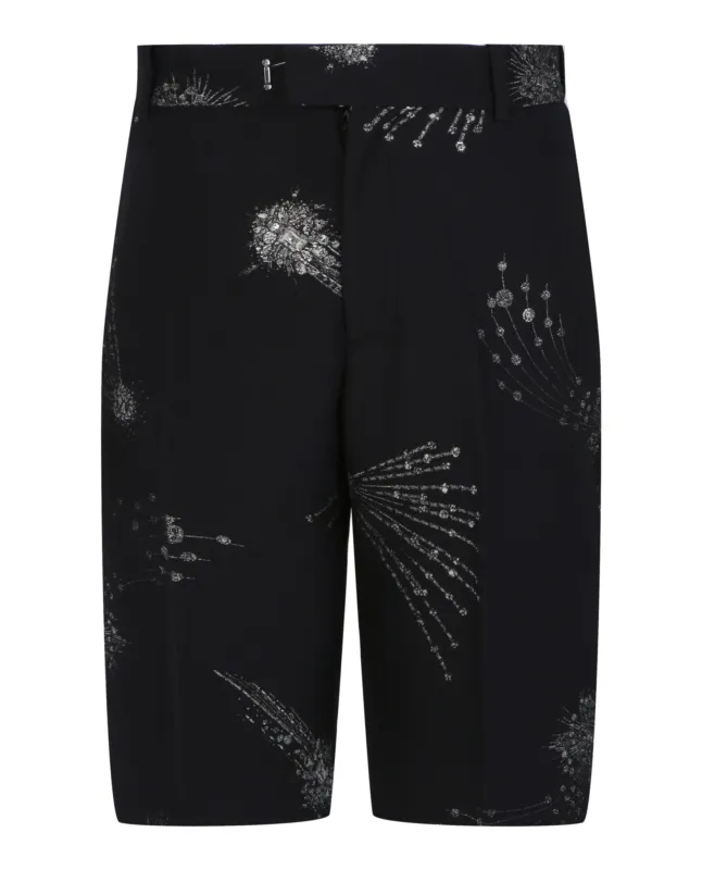 Embellished Astral Shorts made by Alexander McQueen