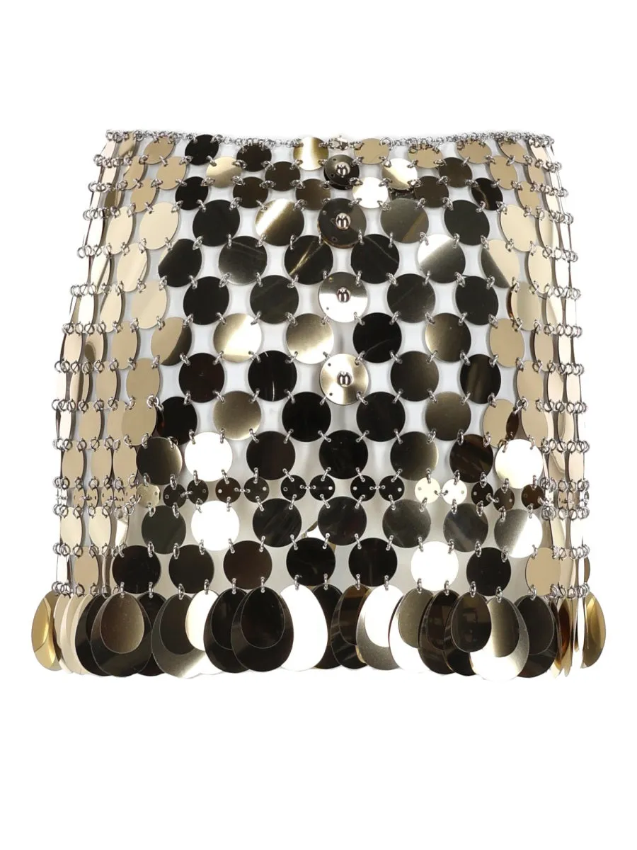 Mini Skirt in Gold Sequins sold by Lord & Taylor product image thumbnail 2