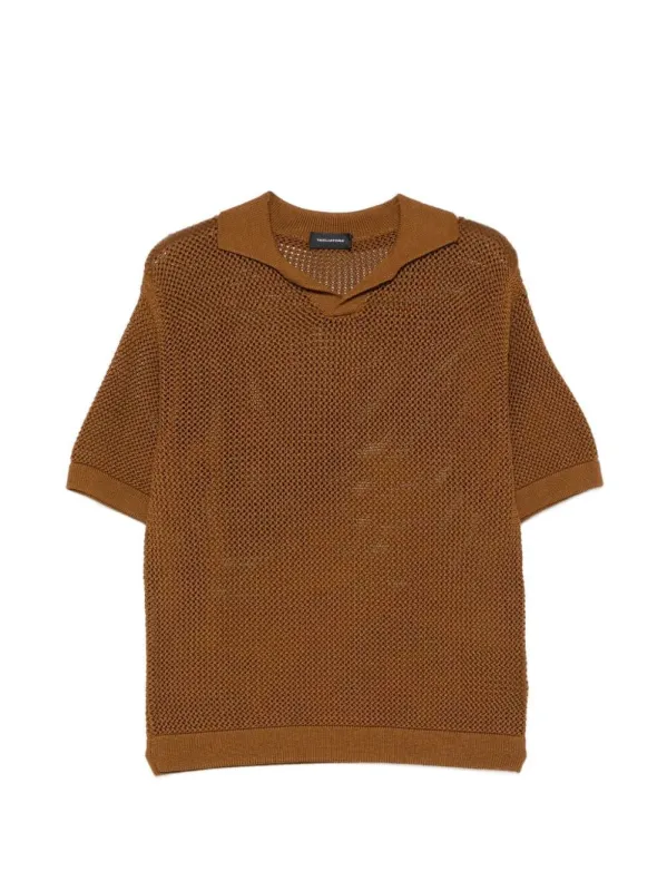 TAGLIATORE OPEN KNIT T-SHIRT made by Tagliatore