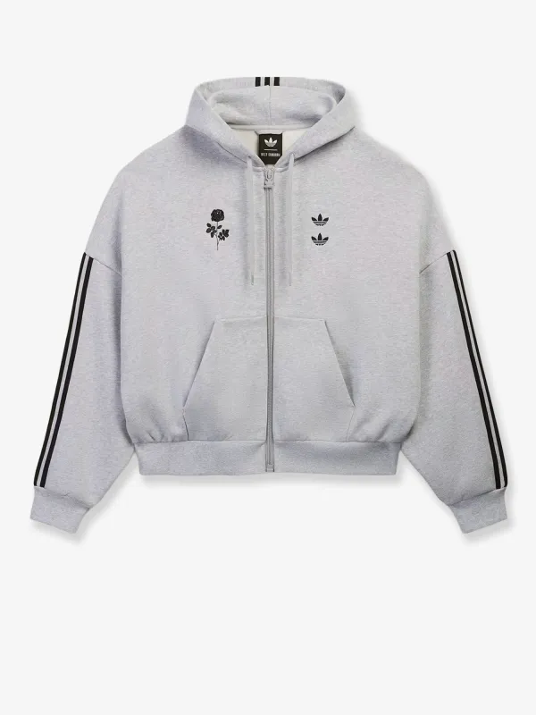 Cotton-Blend Sweatshirt Grey made by Adidas