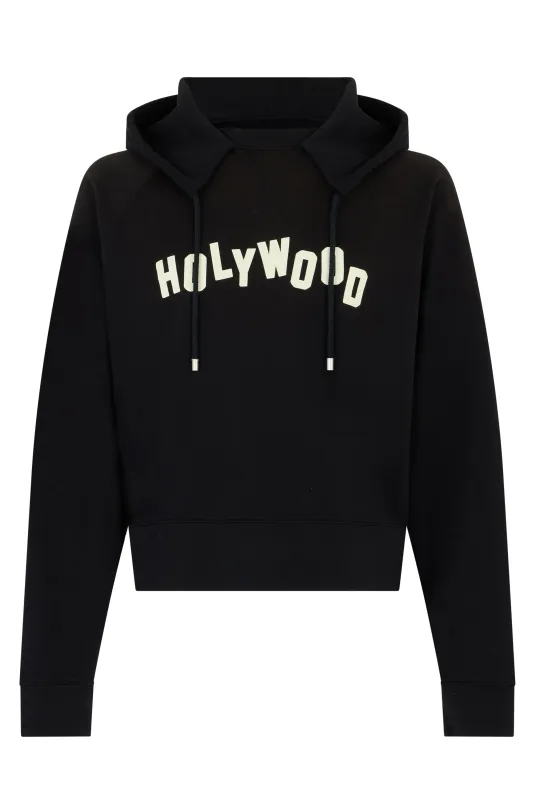 Hoodie Cotton Black made by Loewe