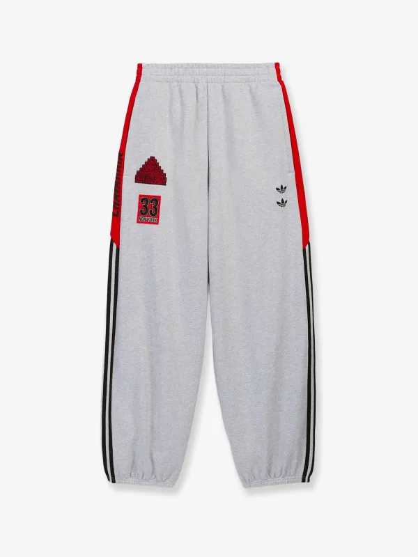 Trousers Cotton-Blend Grey made by Adidas