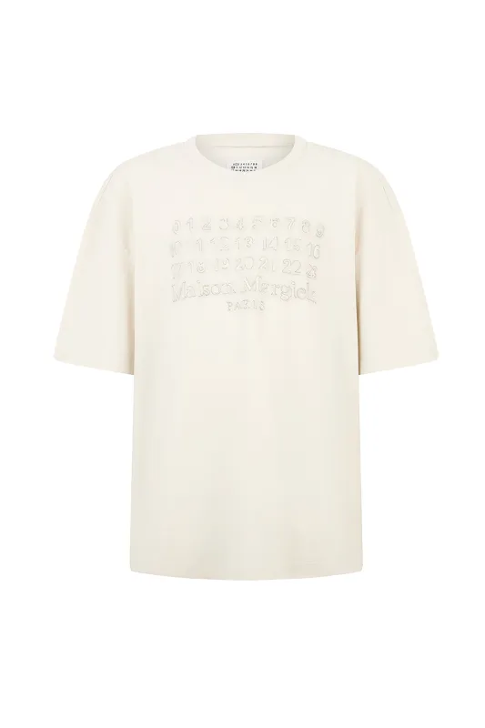 Short-Sleeved T-Shirt Cream made by Maison Margiela