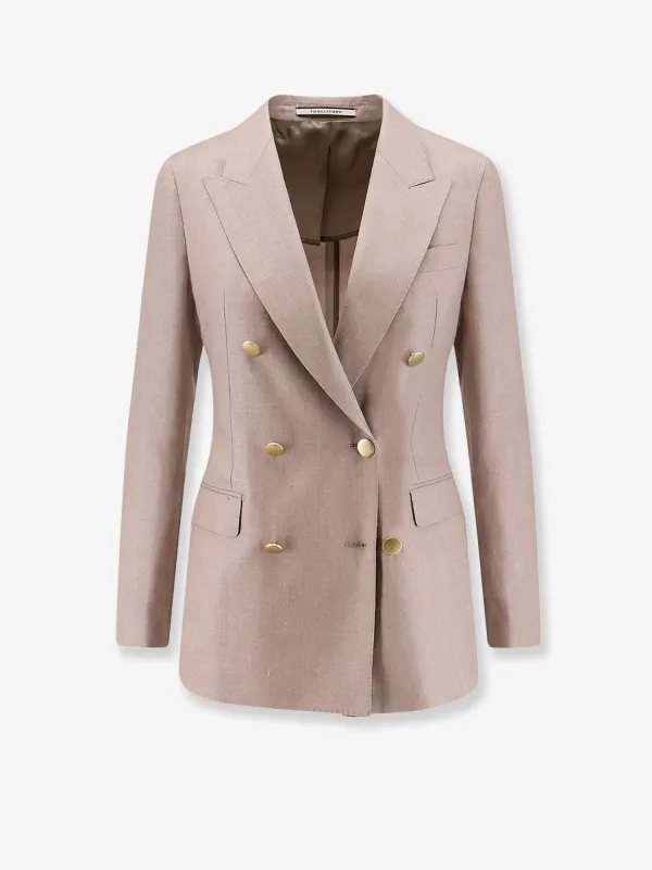 Double-Breasted Blazer Parigi Beige made by Tagliatore