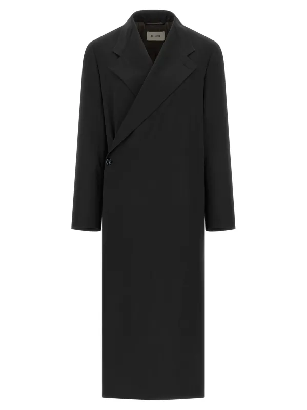 Wool crêpe coat made by Lemaire