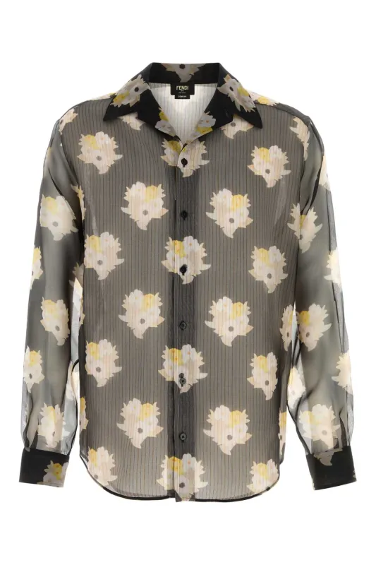 PRINTED ORGANZA SHIRT made by Fendi