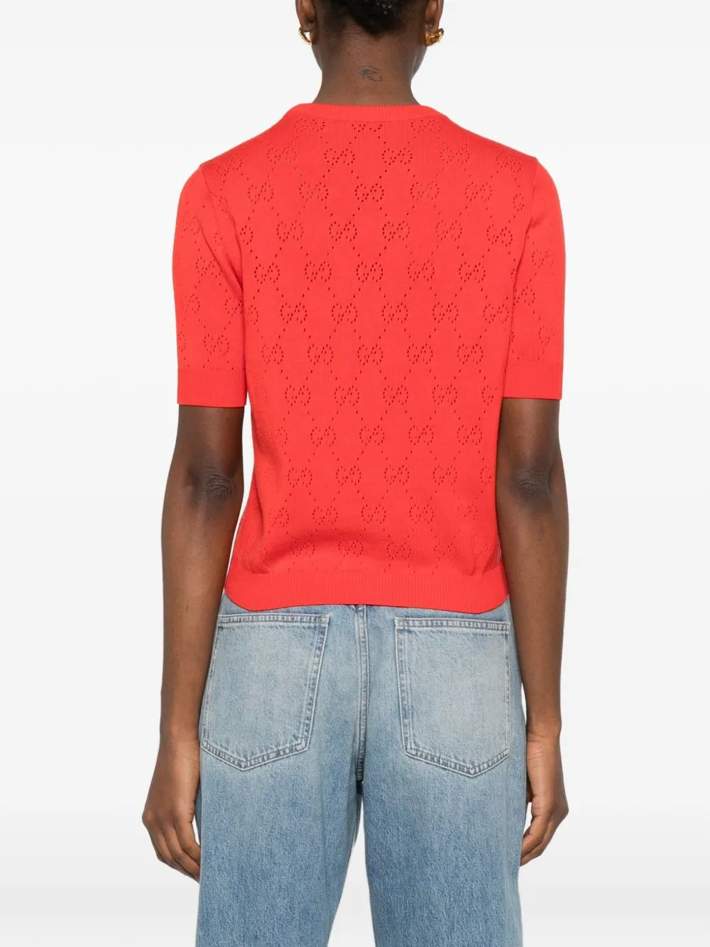 SILK AND COTTON KNIT T-SHIRT sold by Lord & Taylor product image thumbnail 4