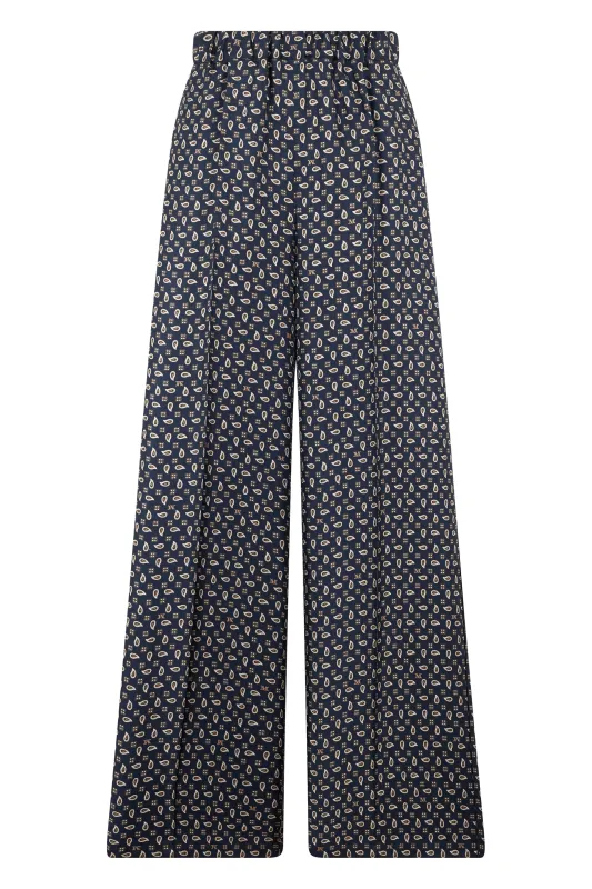 WIDE LEG SILK PANTS made by MaxMara