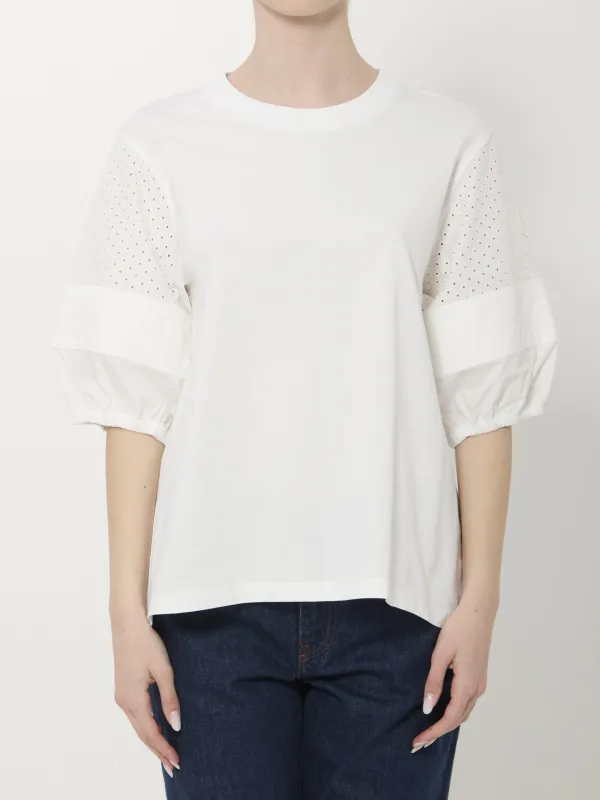 EYELET-DETAIL T-SHIRT made by Moncler