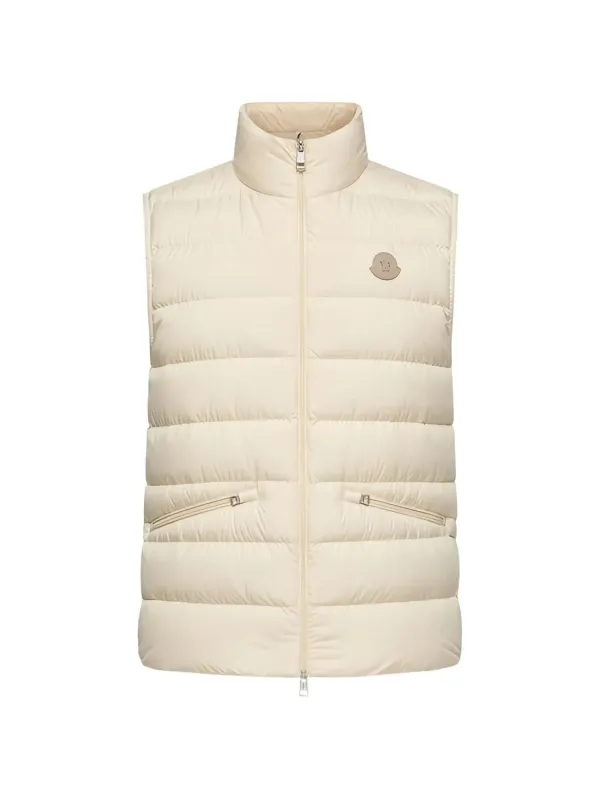 LOGO-PATCH ZIPPED GILET made by Moncler