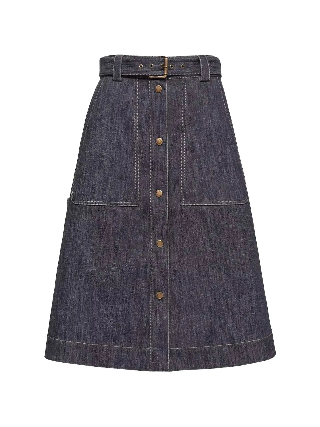 BELT BUTTON SKIRT sold by Lord & Taylor