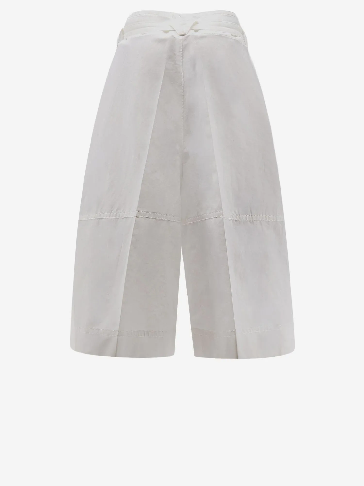 Cropped Cotton Trousers White sold by Lord & Taylor product image thumbnail 3
