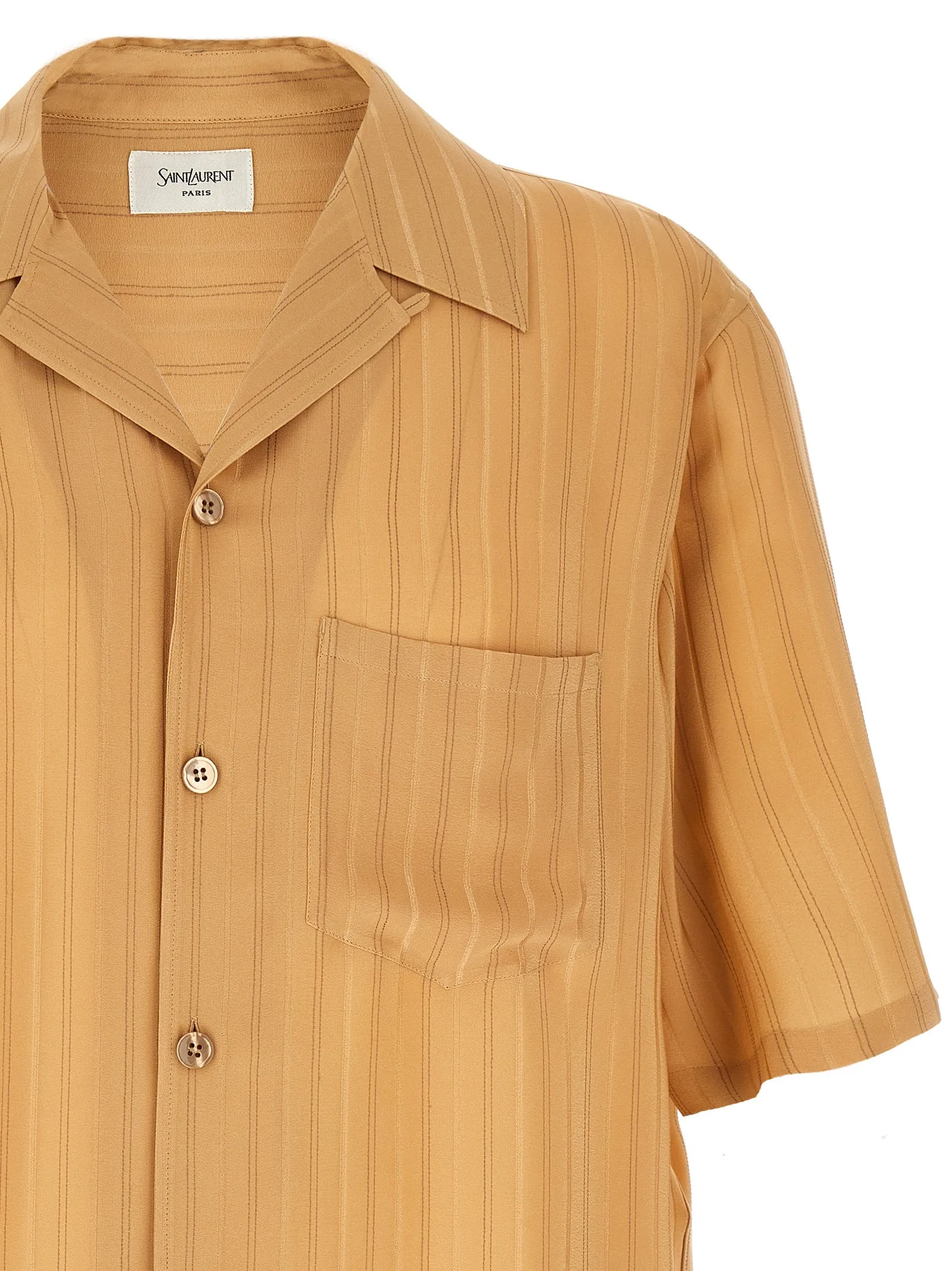 Striped silk shirt sold by Lord & Taylor product image thumbnail 3