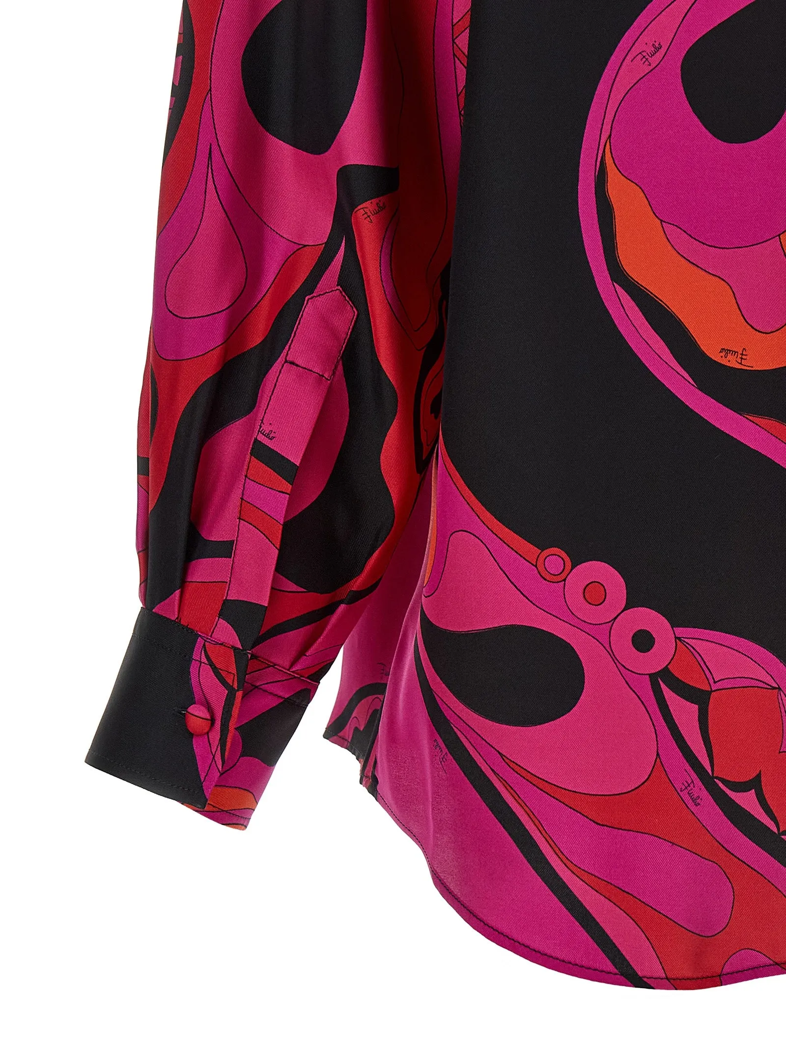 Patterned silk shirt sold by Lord & Taylor product image thumbnail 4
