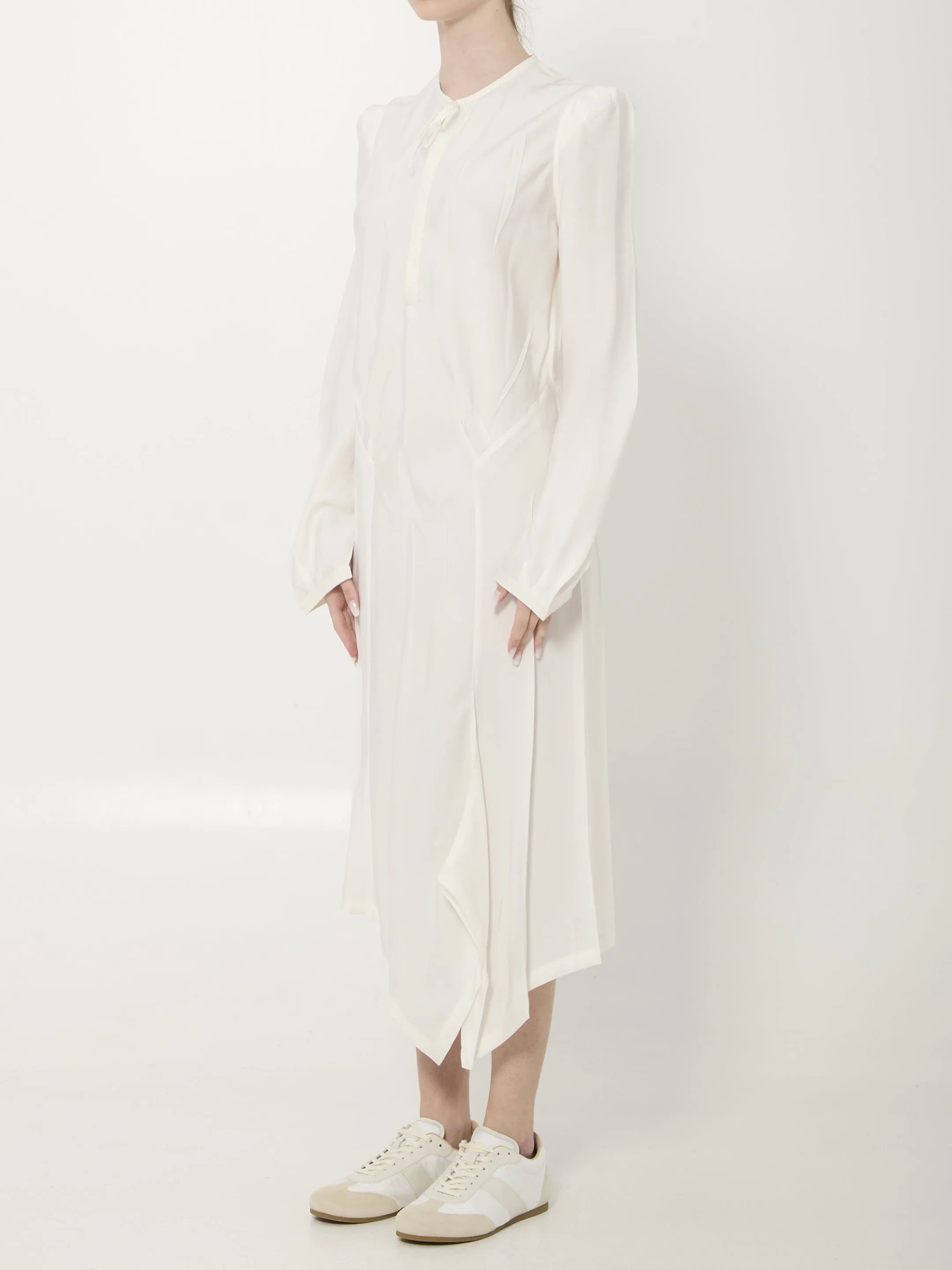 Creased Bias midi dress sold by Lord & Taylor product image thumbnail 2