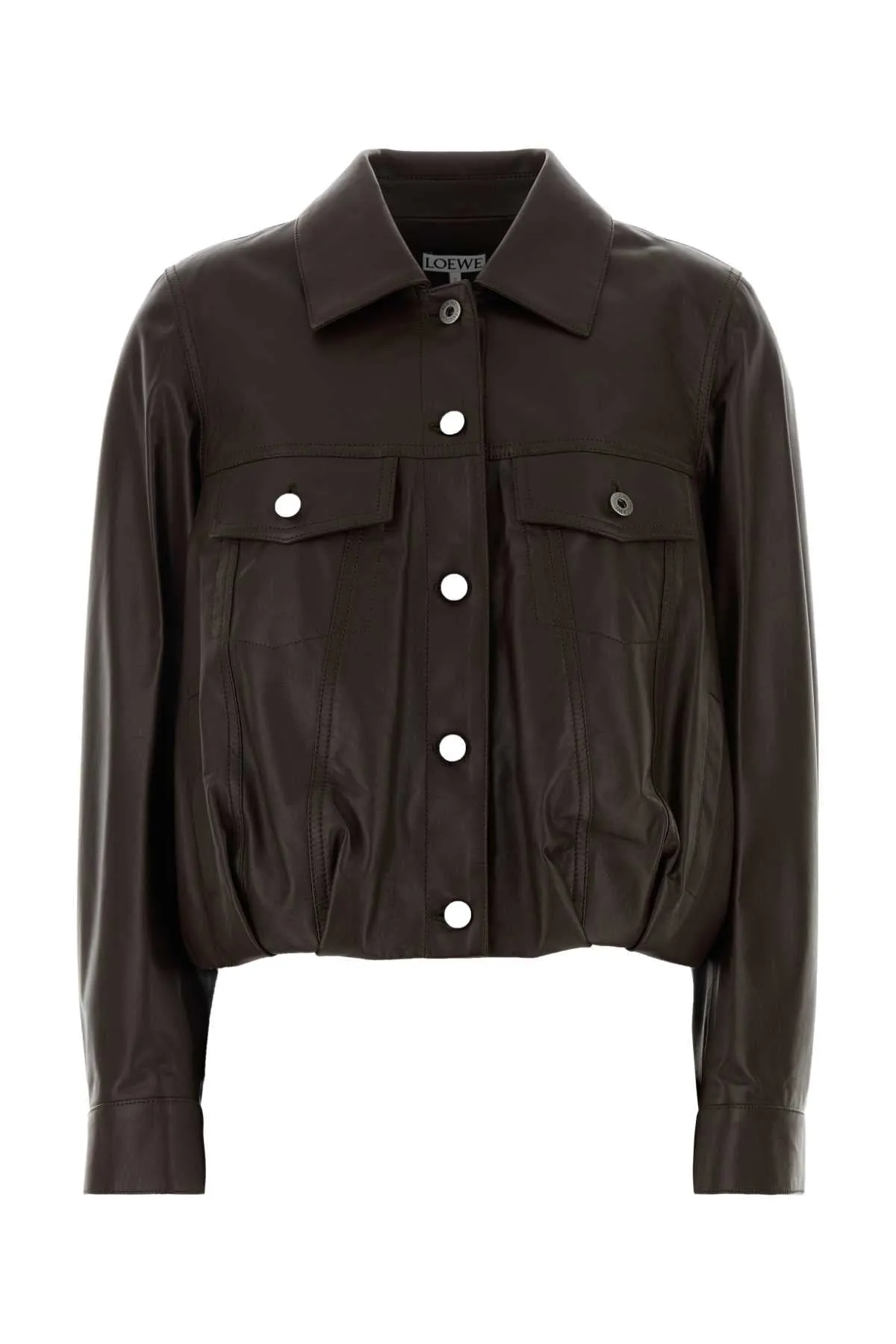 CHOCOLATE LEATHER JACKET sold by Lord & Taylor