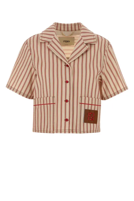 EMBROIDERED DENIM SHIRT made by Fendi