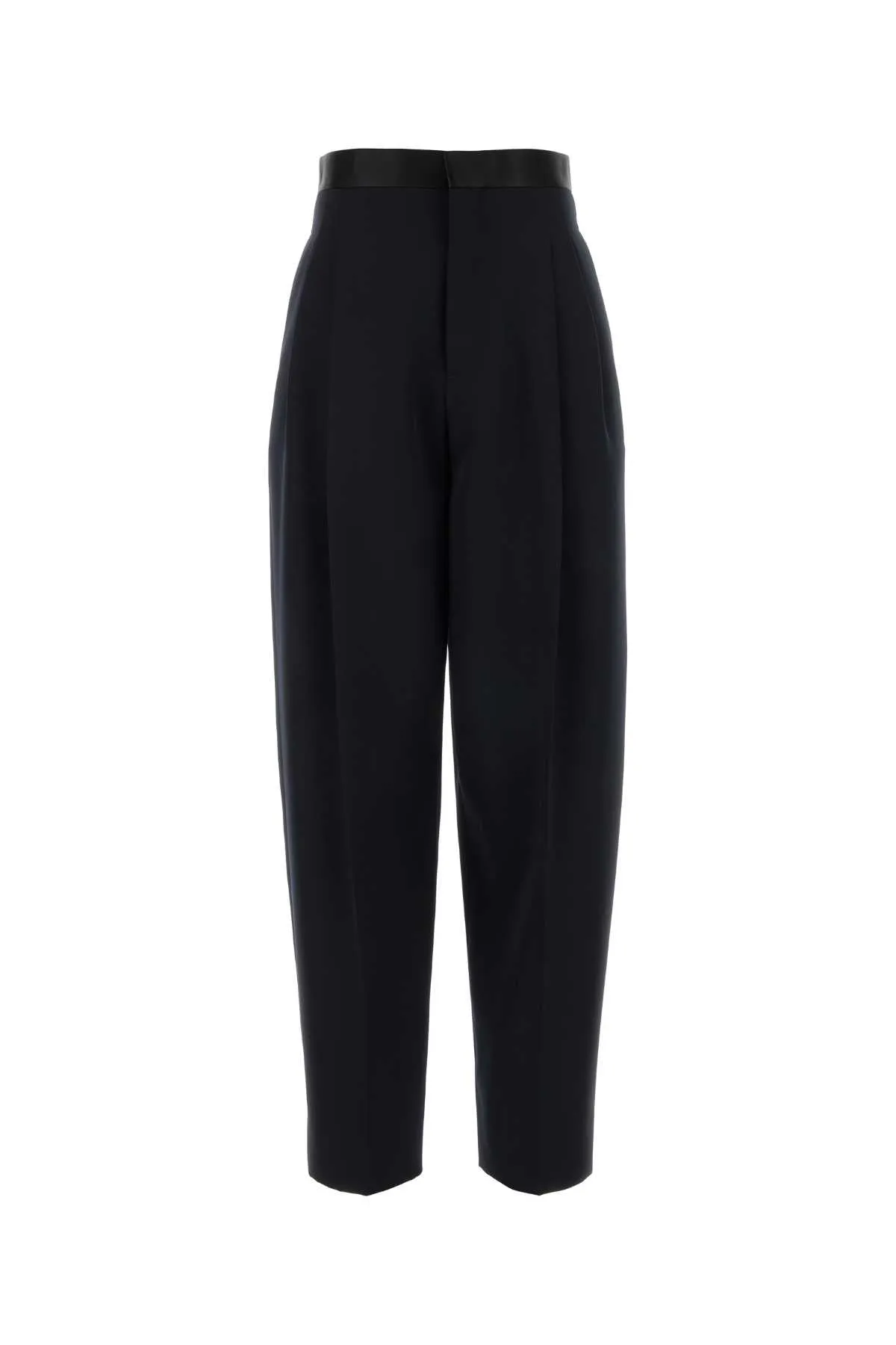 MIDNIGHT BLUE WOOL WIDE-LEG PANT sold by Lord & Taylor