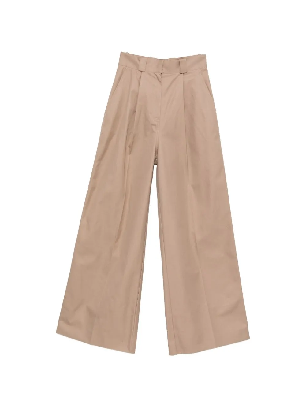 COTTON HIGH-WAISTED TROUSERS sold by Lord & Taylor
