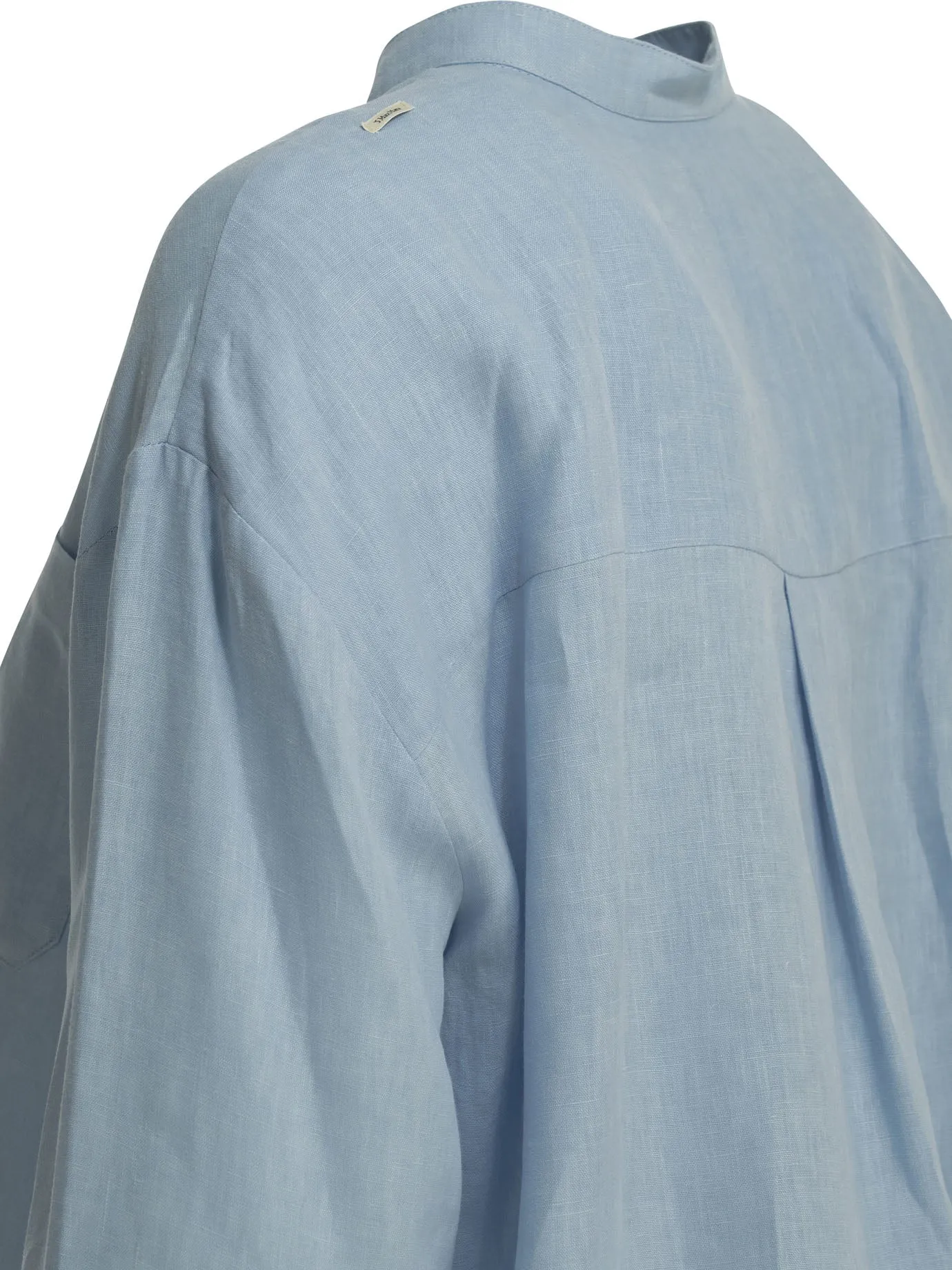 LIGHT BLUE LINEN CASUAL SHIRT sold by Lord & Taylor product image thumbnail 4
