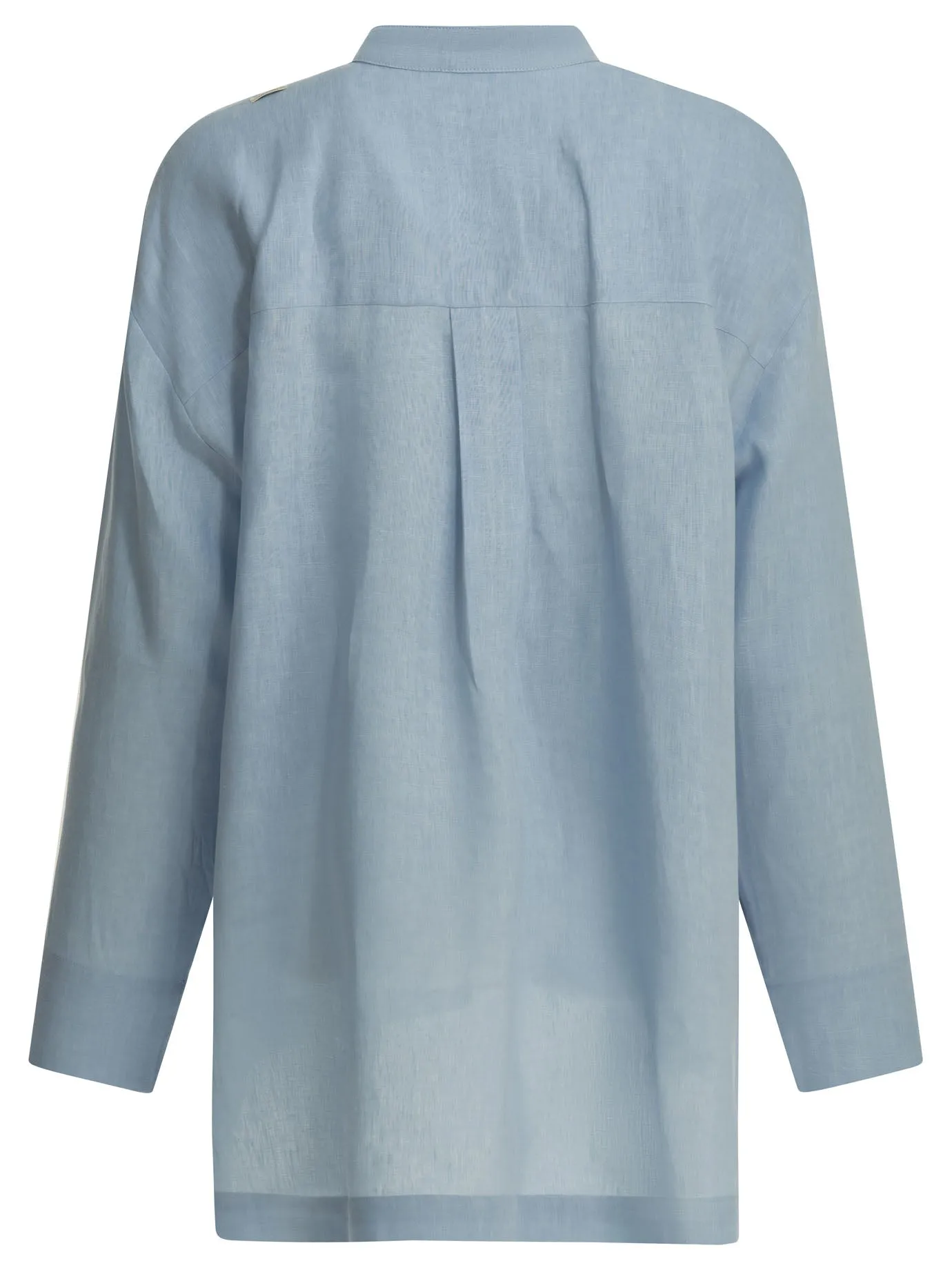 LIGHT BLUE LINEN CASUAL SHIRT sold by Lord & Taylor product image thumbnail 2