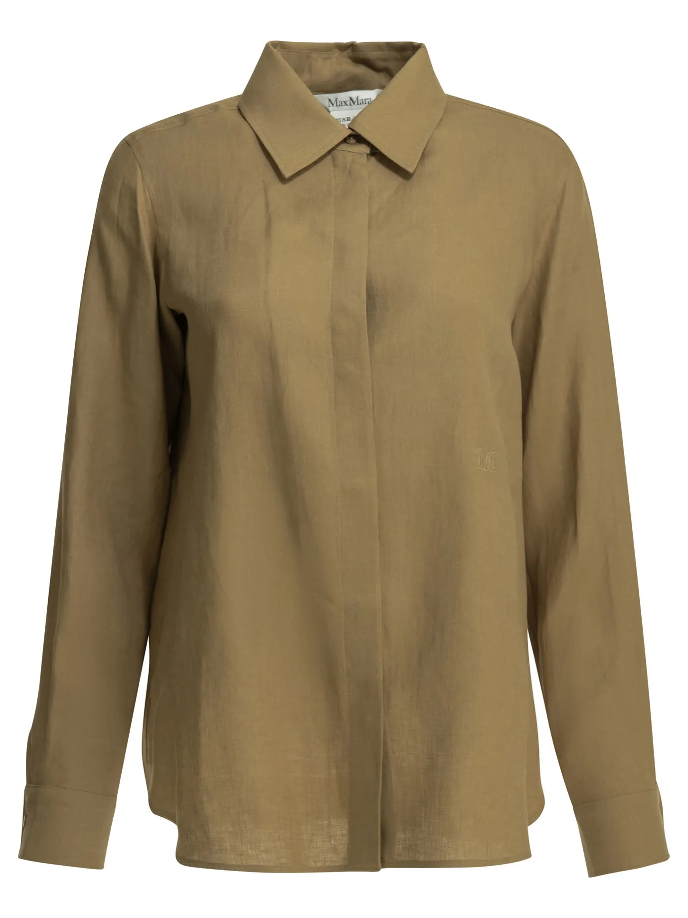 BROWN LINEN CASUAL SHIRT sold by Lord & Taylor