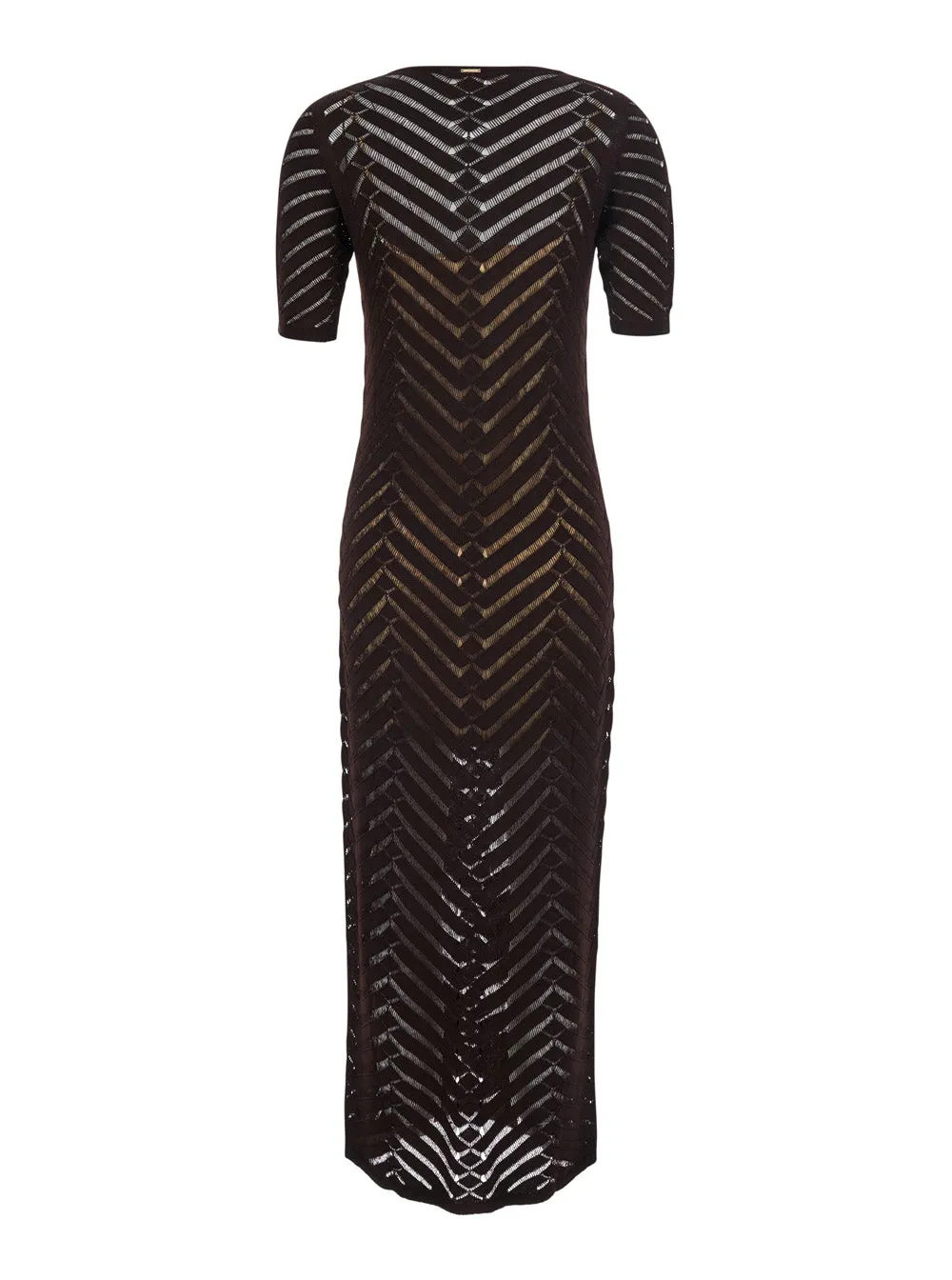 Long Dress KNITTED DRESS Brown sold by Lord & Taylor product image thumbnail 2