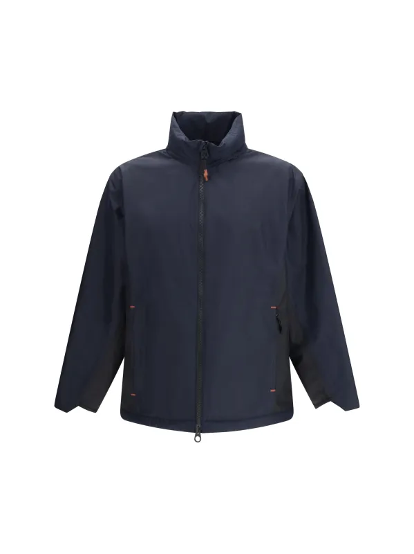 Bomber Jacket Mei Heritage Blue/Black made by Loro Piana