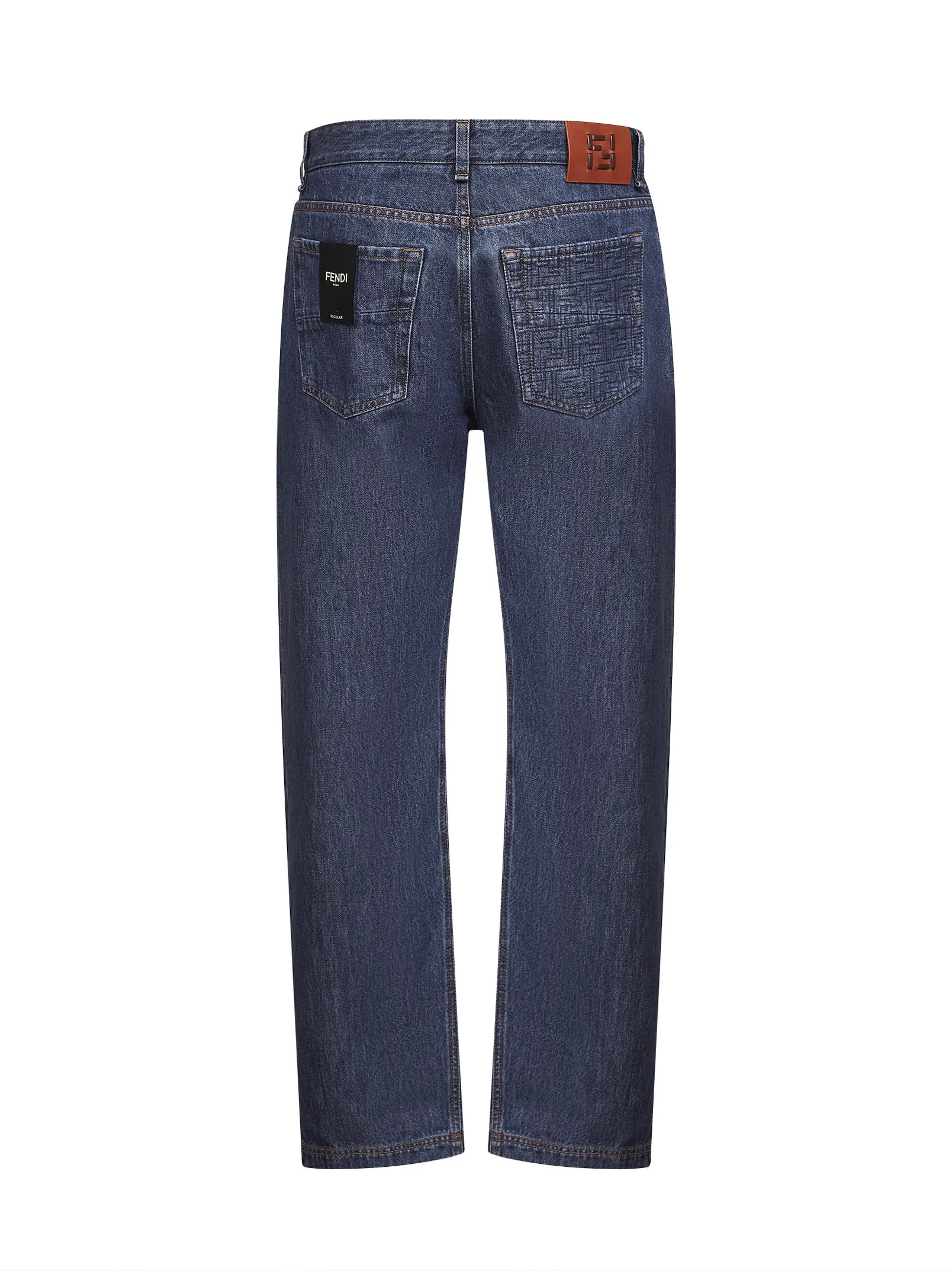 Jeans Straight Five-Pocket Blue sold by Lord & Taylor product image thumbnail 2