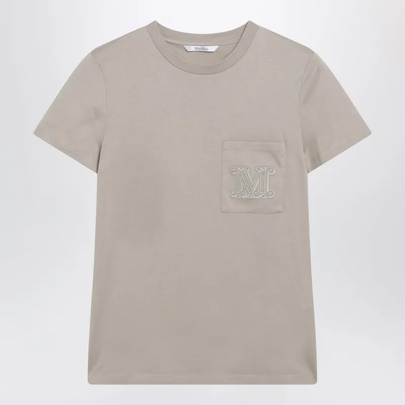SAND COTTON JERSEY TSHIRT made by MaxMara