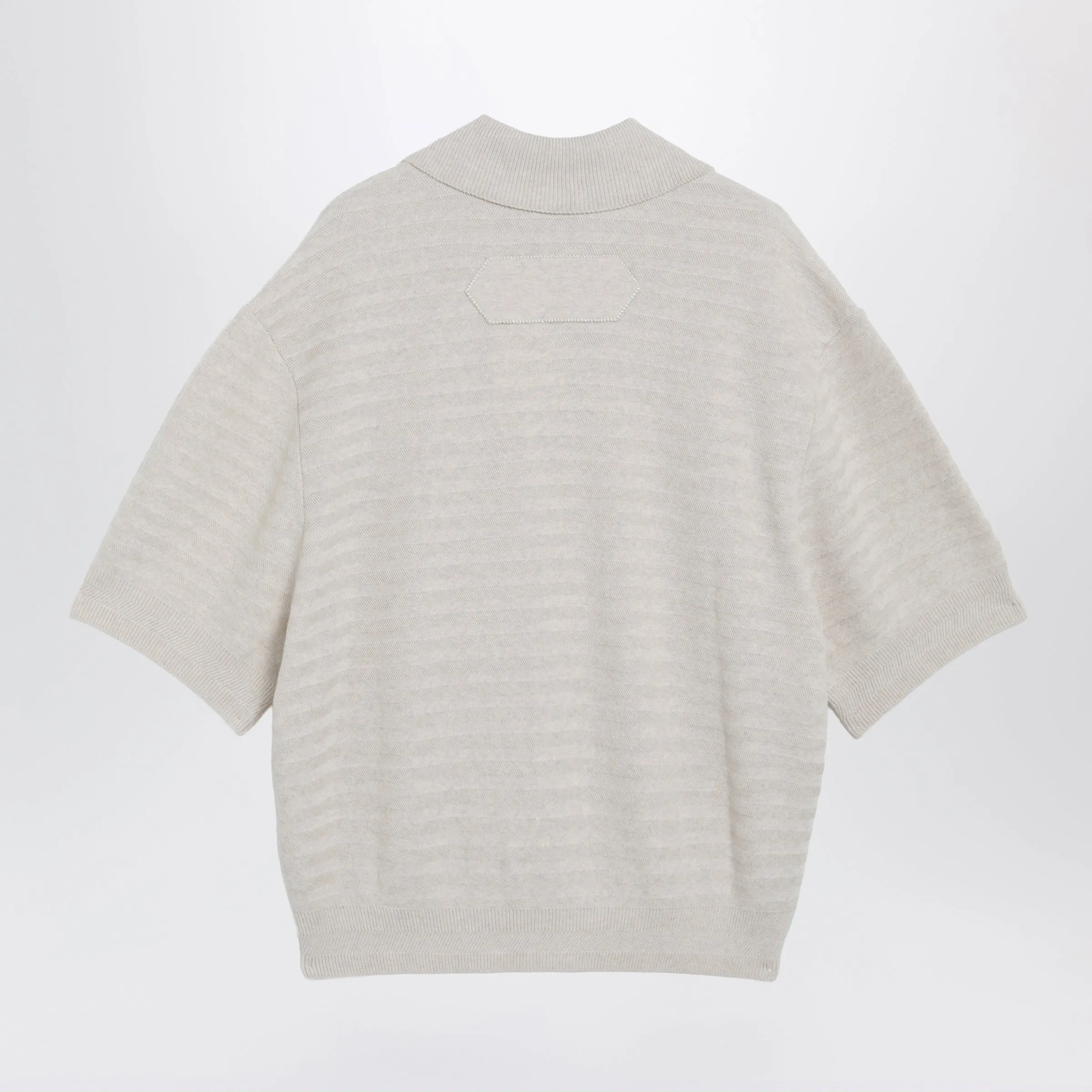 LIGHT BEIGE POLO IN COTTON AND SILK sold by Lord & Taylor product image thumbnail 2