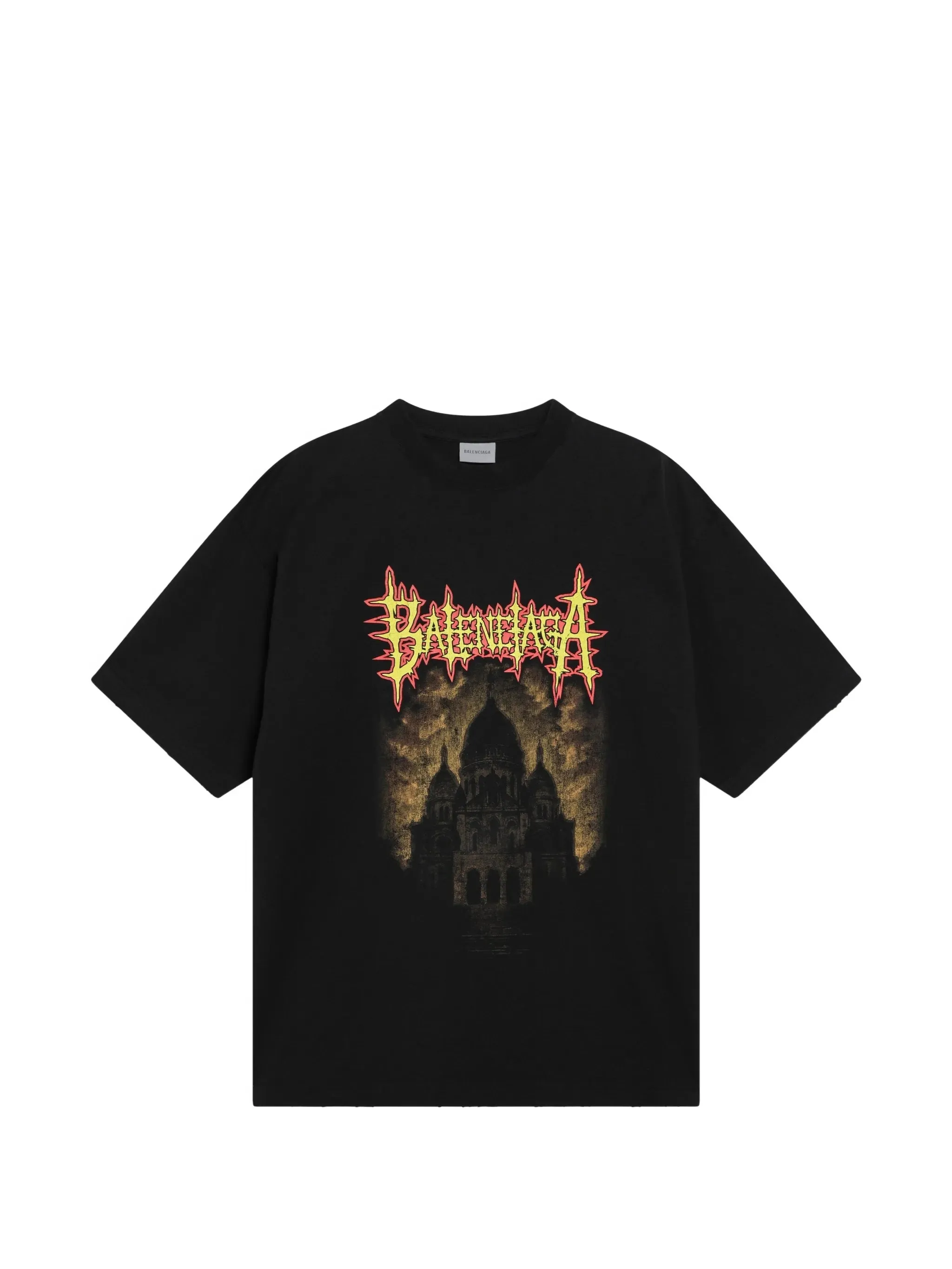 BLACK OVERSIZED TSHIRT WITH LOGO PRINT sold by Lord & Taylor