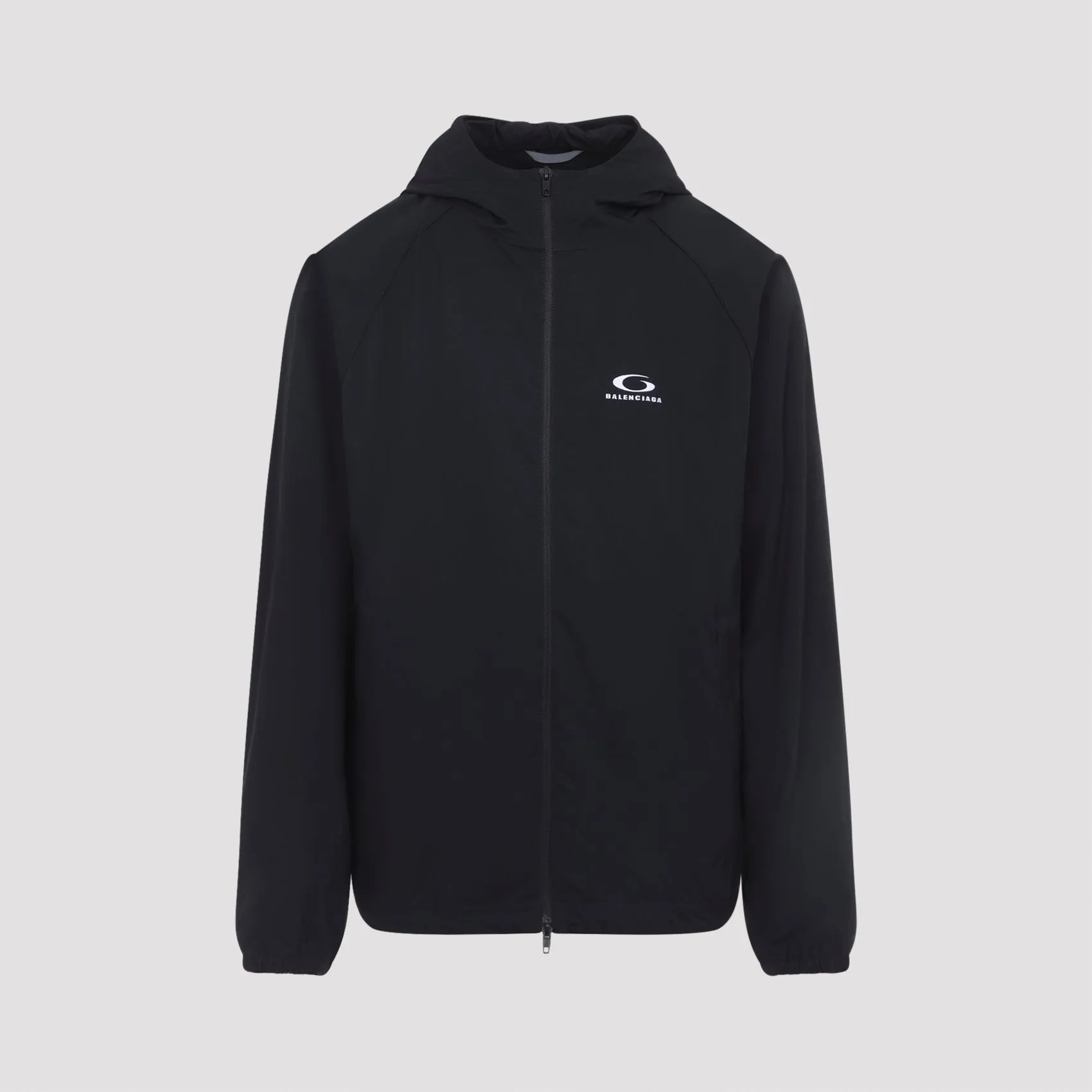 TECHNICAL HOODED TRACK JACKET IN POLYAMIDE, BLACK sold by Lord & Taylor product image thumbnail 2