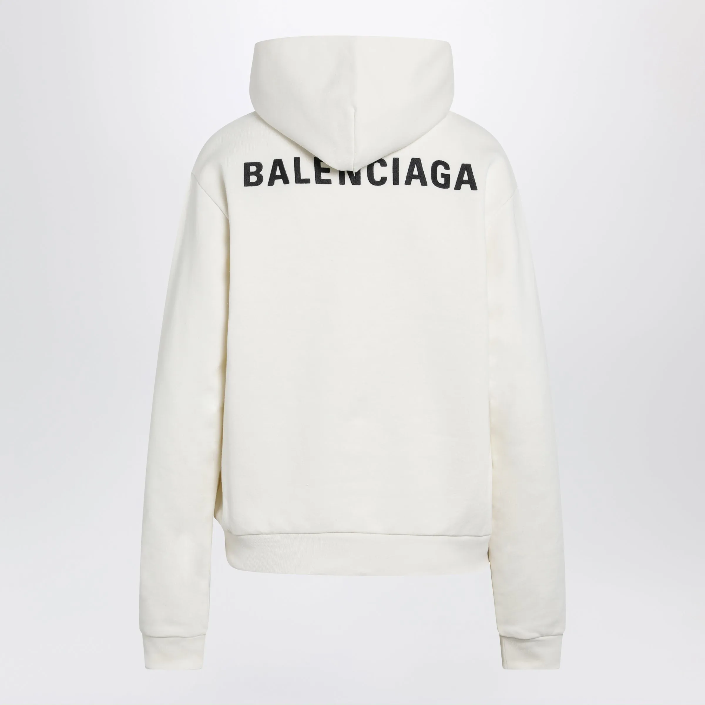 MEDIUMFIT EMBROIDERED HOODIE IN DRY FLEECE, CREAM sold by Lord & Taylor product image thumbnail 2