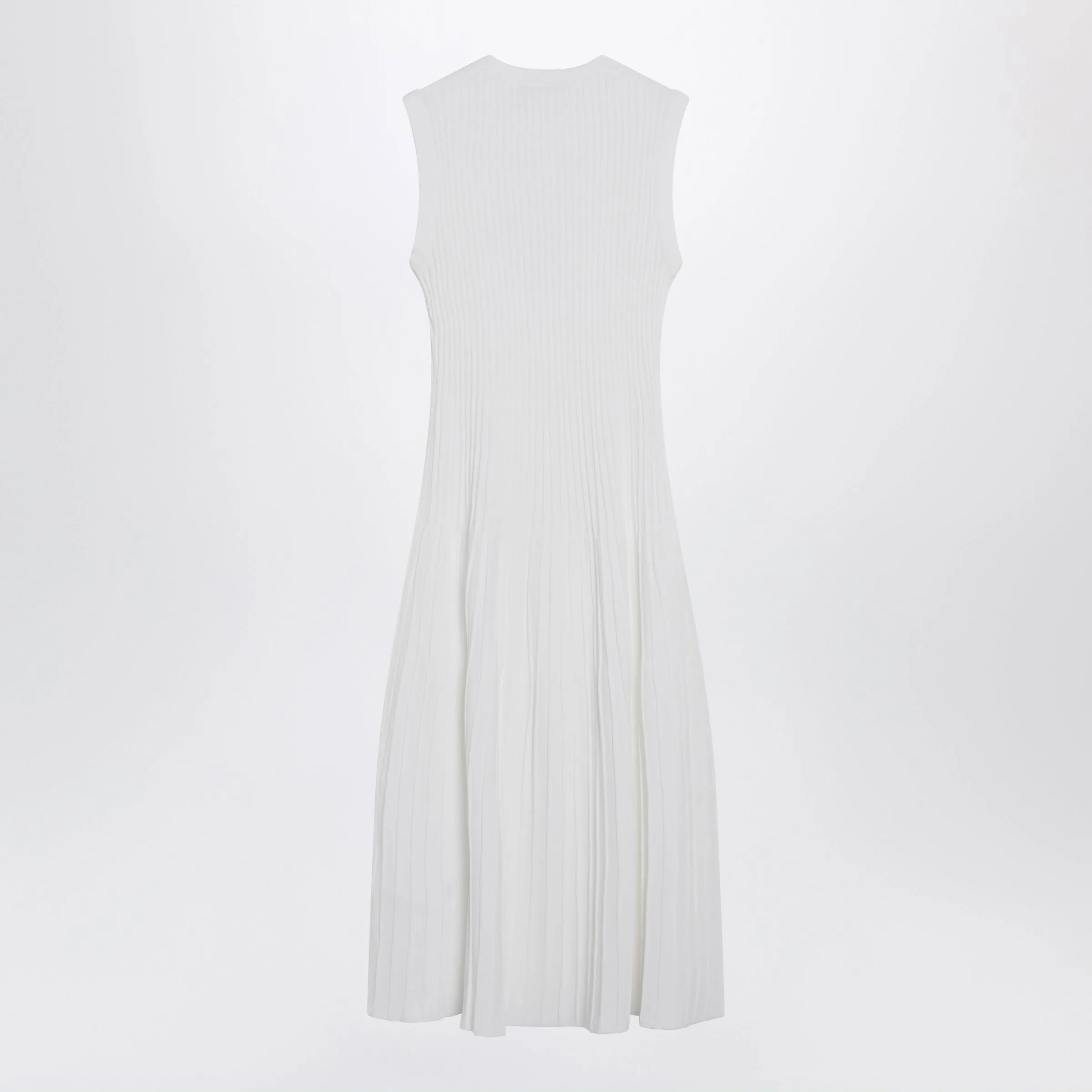 MIDI DRESS IN WHITE CRêPE VISCOSE sold by Lord & Taylor product image thumbnail 2