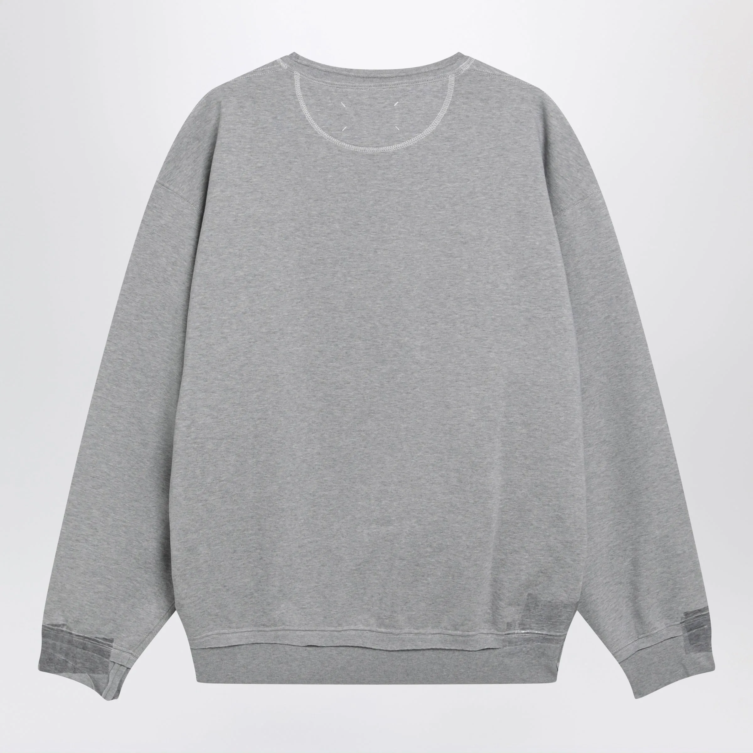 TAPED COTTON JERSEY SWEATSHIRT IN GREY sold by Lord & Taylor product image thumbnail 2